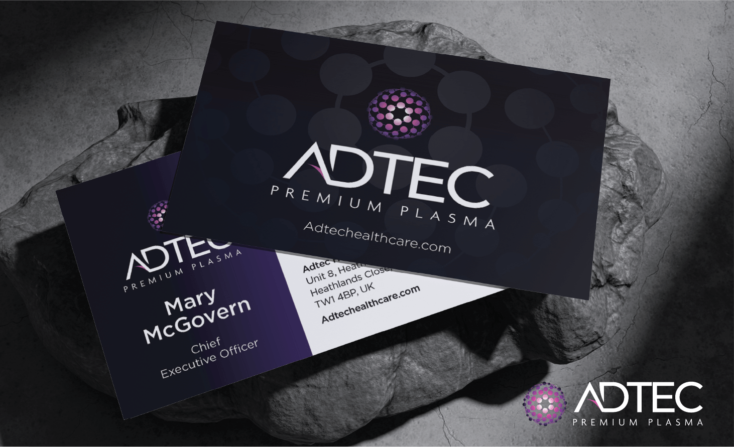 Adtec Premium Plasma brand identity
