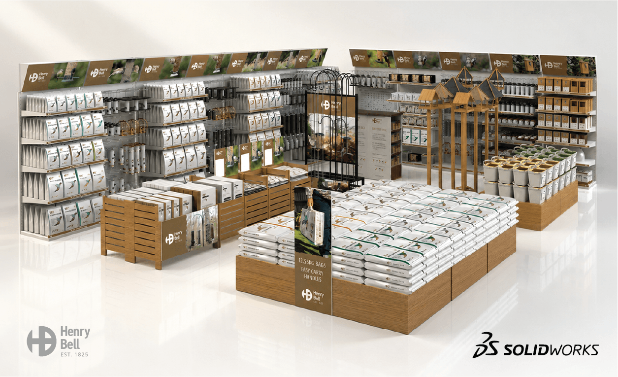 Henry Bell product CAD and visualisation by Orthographic