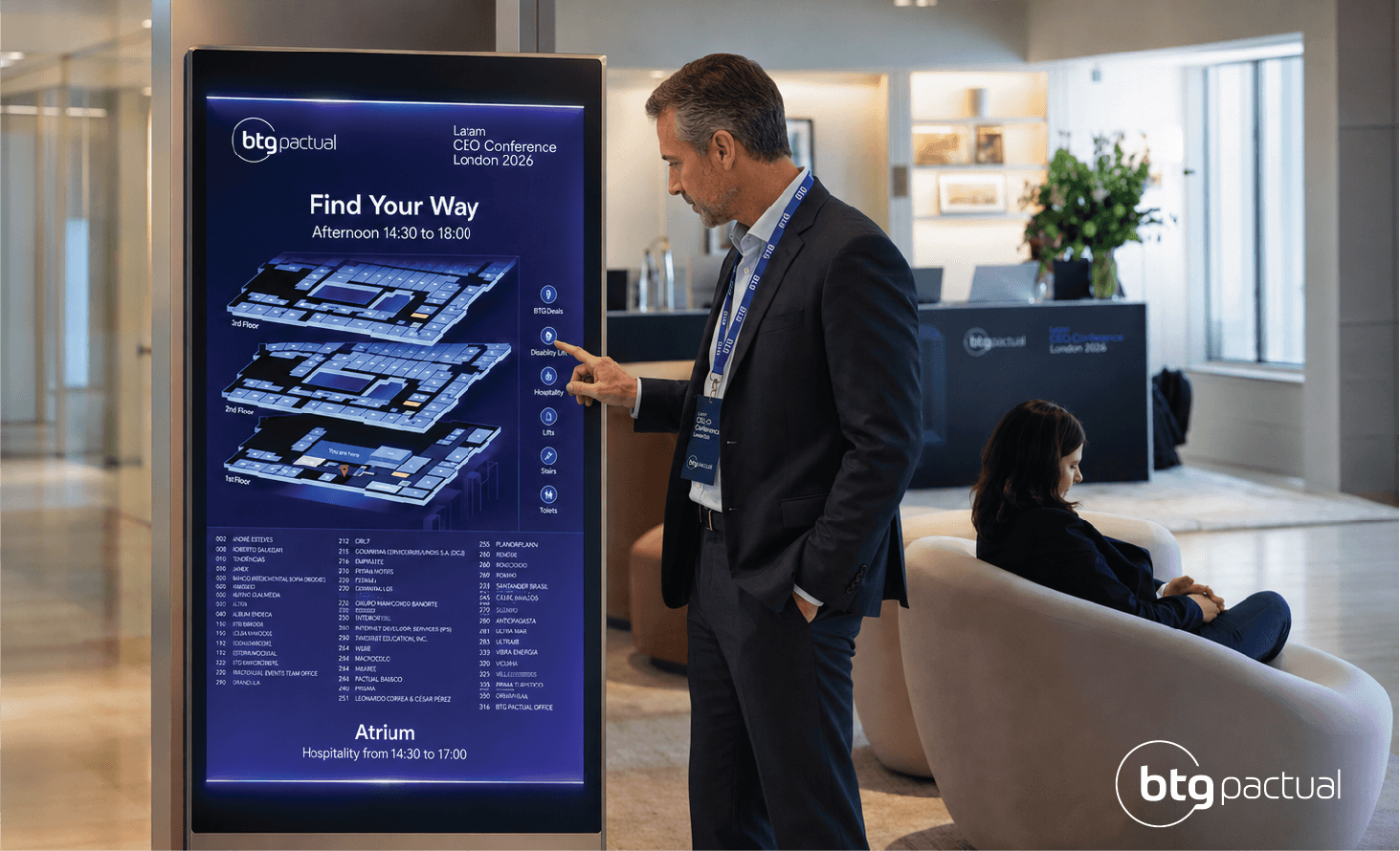 BTG exhibition and experiential design work by Orthographic