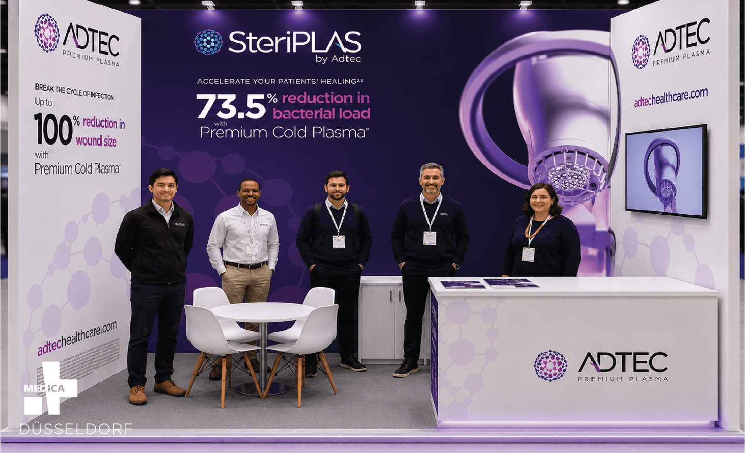 Medical event and experiential design work by Orthographic