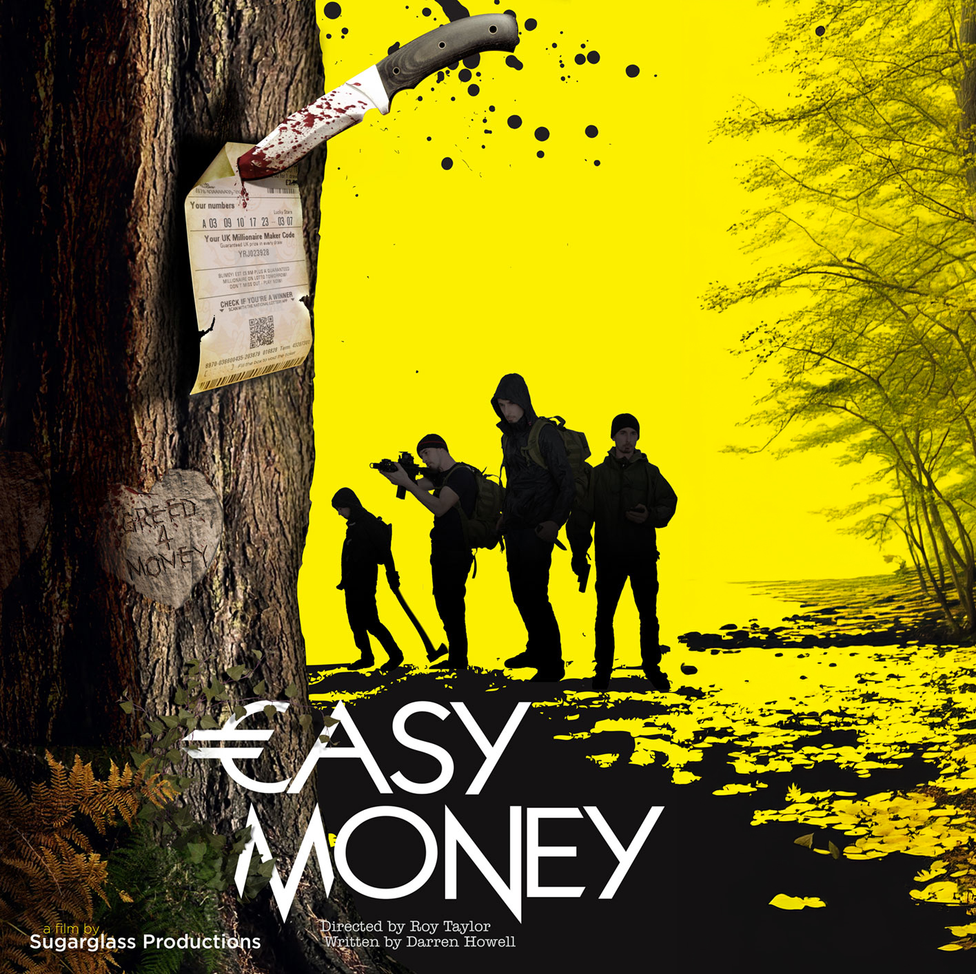 Easy Money graphic design work by Orthographic