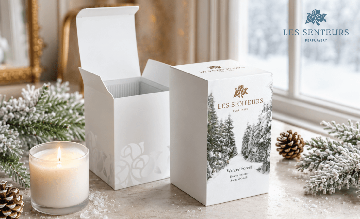 Les Senteurs packaging design by Orthographic